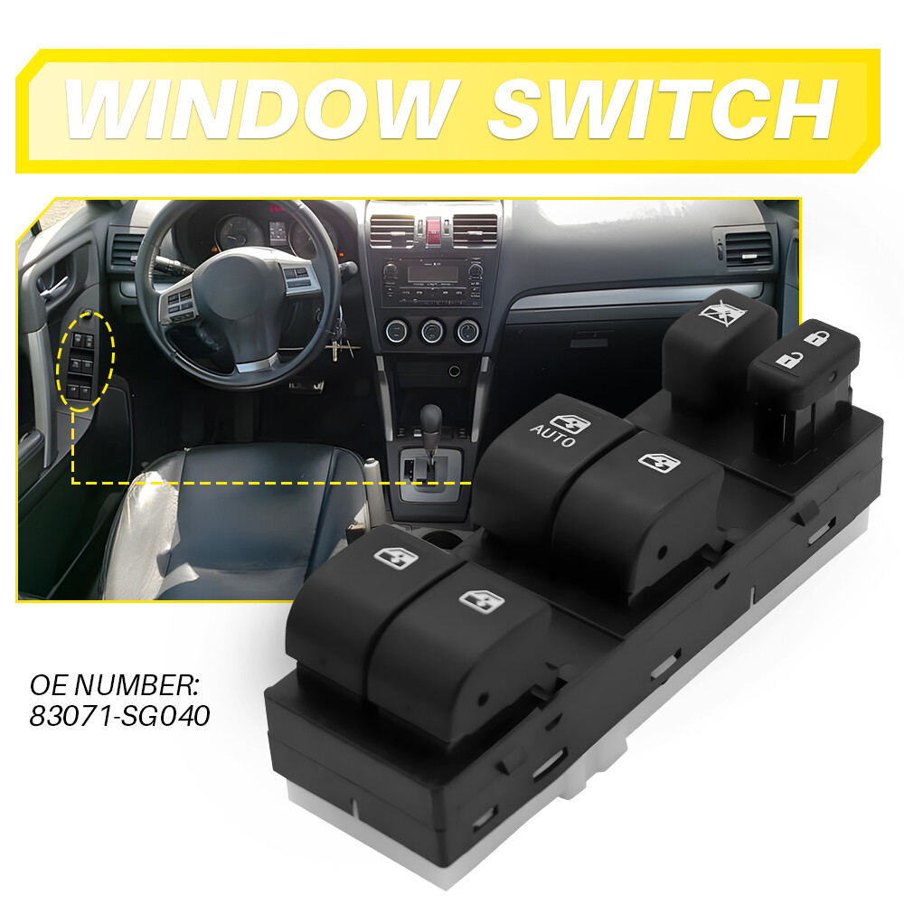 Front Driver Side Power Door Window Control Switch For Subaru Forester 2014-2016
