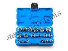 18 Piece Metric 38 Drive Socket Tool Set Universal Spline Socket Set 18 Piece Metric 38 Drive Socket Tool Set Universal Spline Socket Set