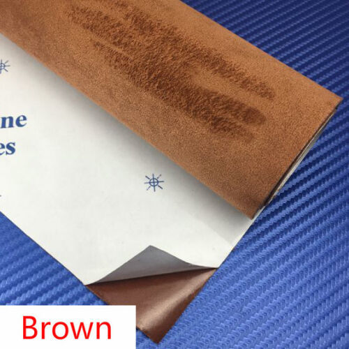 Self Adhesive Faux Suede Fabric Wrap Film Sticker Stretch for Car Interior Decor - Picture 17 of 34