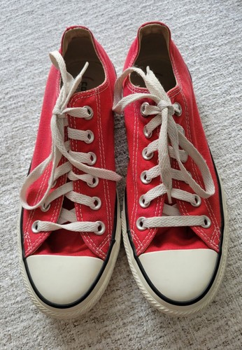 red converse 7.5