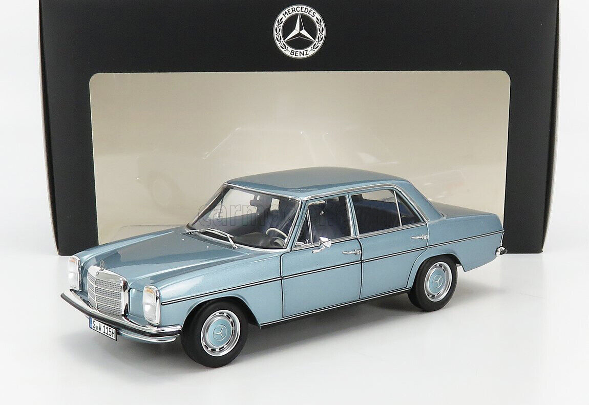 NOREV 1968 MERCEDES BENZ 200/8 (W115) BLUE GRAY MET (DEALER NOREV 1968 MERCEDES BENZ 200/8 (W115) BLUE GRAY MET (DEALER