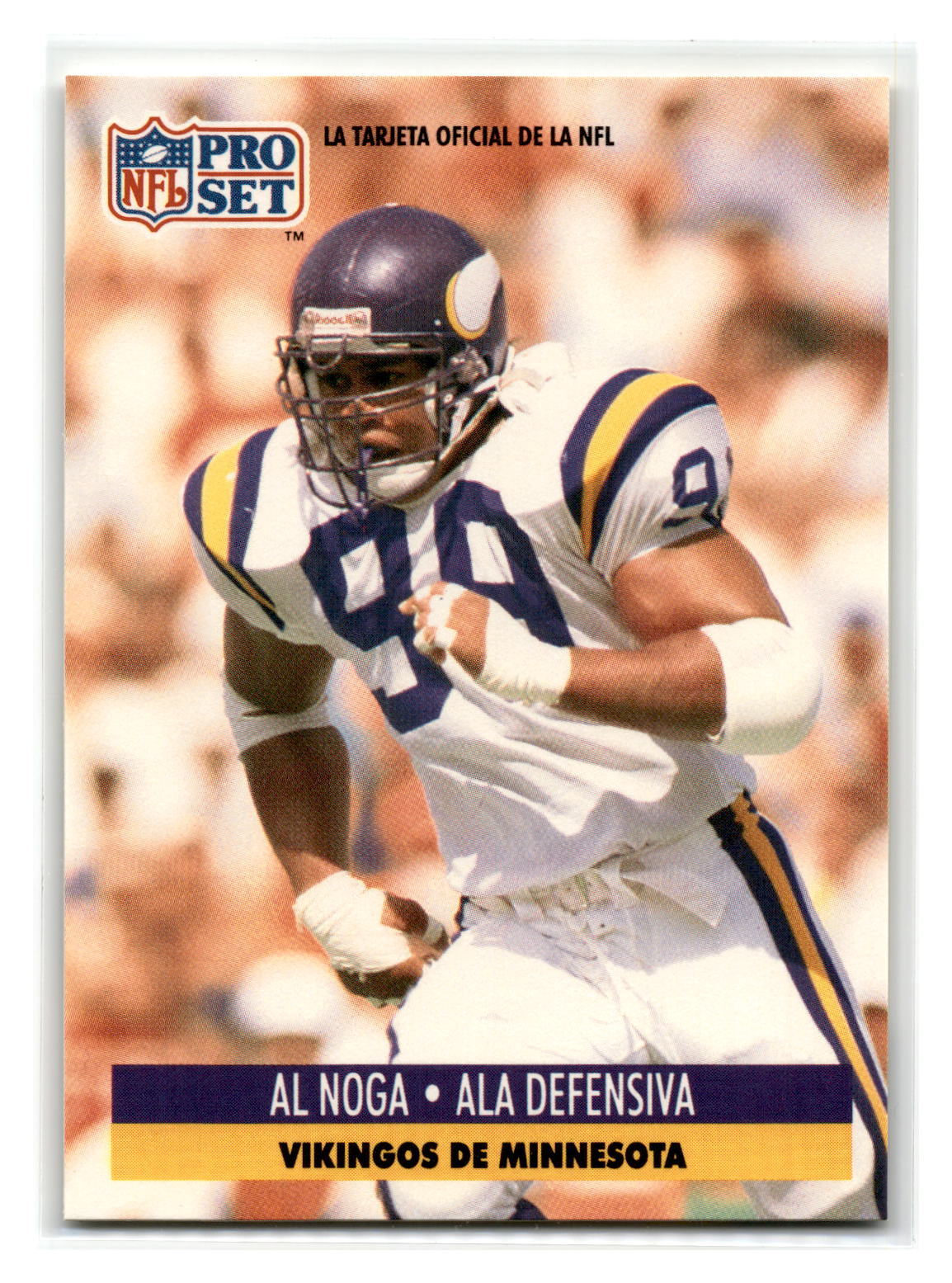 1991 Pro Set Spanish - #142 - Al Noga - Minnesota Vikings