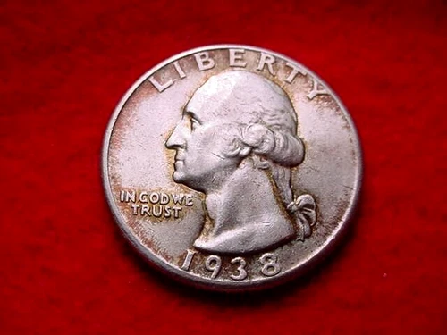 1938 WASHINGTON QUARTER SUPERIOR BU COIN!!    #100