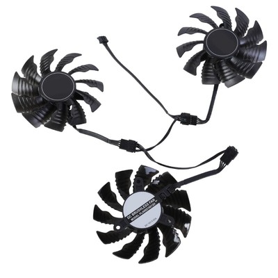 3Pcs PLA09215S12H 82mm 4Pin Video Card Cooling Fan Replacement For 2080 Graphics