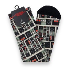 Nintendo Socks Mens Large 10-13 Switch 2 NES Controller Gamer Gaming Mario Luigi