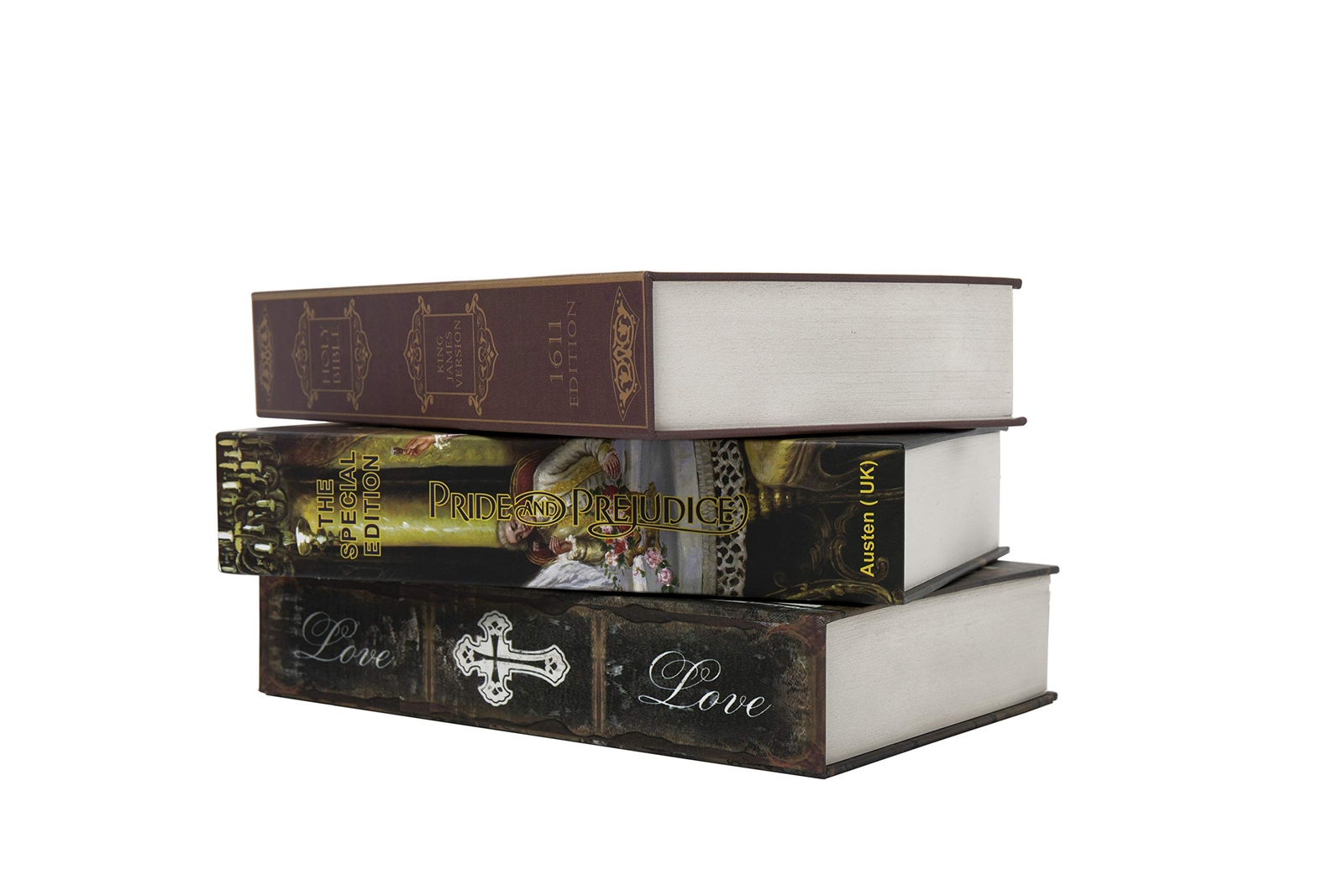 Real Paper Transfer Book Safe Hollow with Secret Hidden Compartment Combinati...