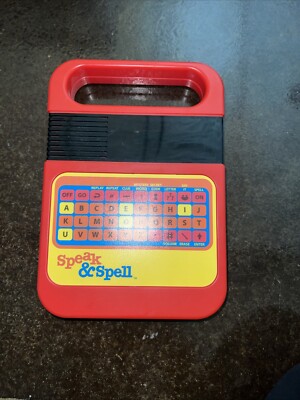 Vintage Speak & Spell Kahootz Electronic Learning Game Tested and Works 