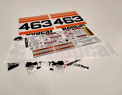 Bobcat 463 Lader Aftermarket Aufkleber / Ersatzaufkleber Set - Bild 1 von 2