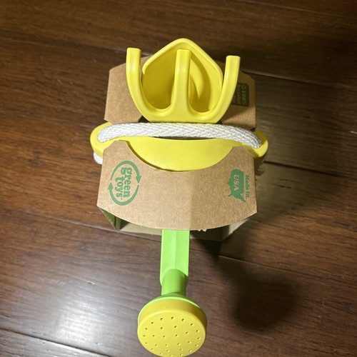 Kids Green Watering Can Toy - Made in the USA - Eco Friendly - Dishwasher Safe - Picture 2 of 7