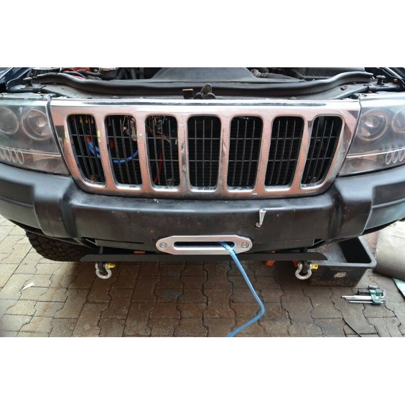JeCar Front License Plate Bracket For Jeep Grand Cherokee 2004-2011 – Black ABS Mount - View #10