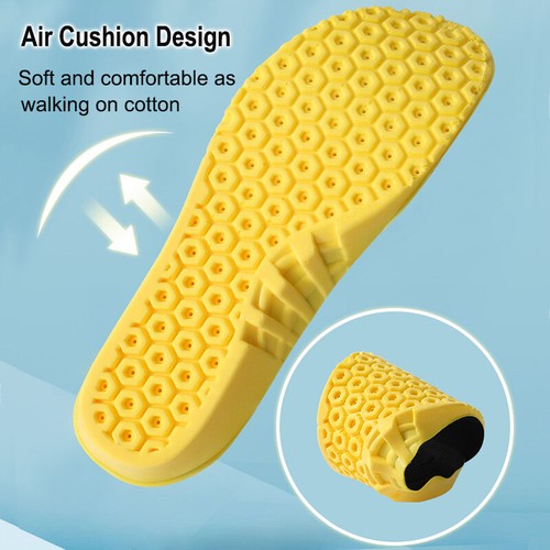 Latex Orthotic Shoe Insoles Heel Arch Support Plantar Fasciitis Flat Feet Sports - Picture 6 of 17