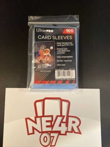 Ultra PRO 100 Bolsas Card Sleeves Soft Protector Tarjetas Juego Pokemon MTG - Imagen 1 de 3