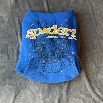 Sp5der TC Hoodie Blue | eBay