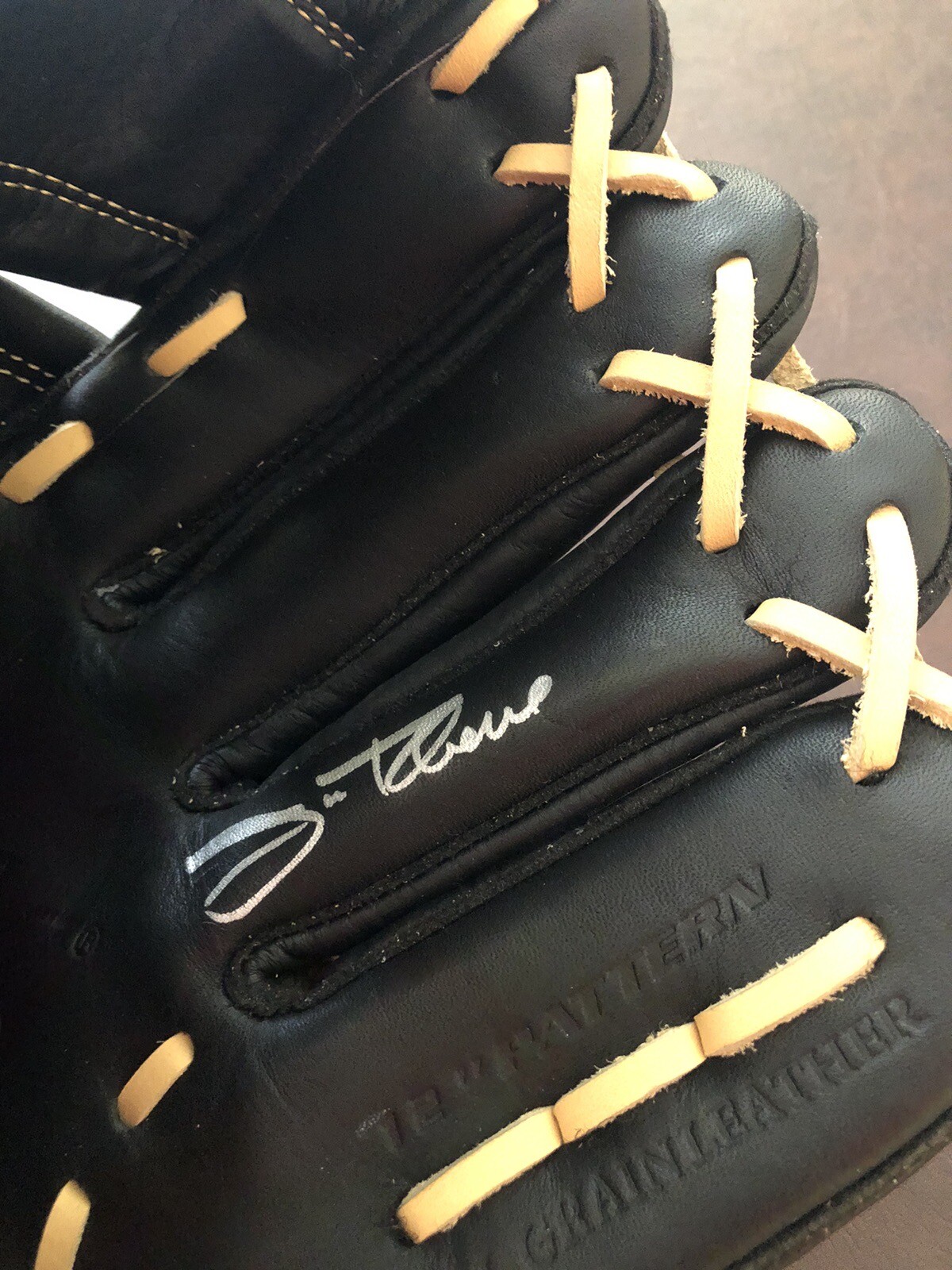 Jim Thome Autographed Signed Cleveland Guardians/Philadelphia Phillies/Chicago White Sox Franklin Pro Flex 12 Leather Baseball Glove With COA 