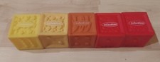 Infantino Kids Rubber Blocks 2  x2  Sensory Toys Motor Skills Set of 5 Learning