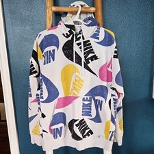 Nike NSW Club French Terry Hoodie DD1121 455 Multicolored Men Size S