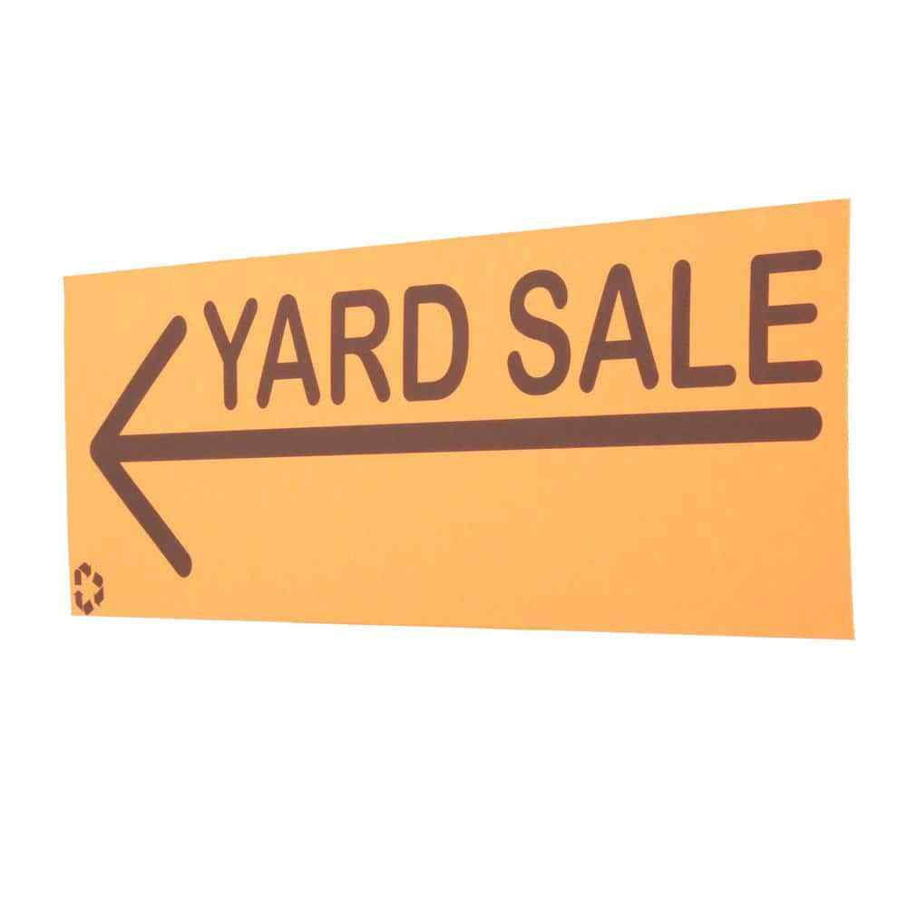 6.5 in. x 20 in. Yard Sale Sign Pack | eBay