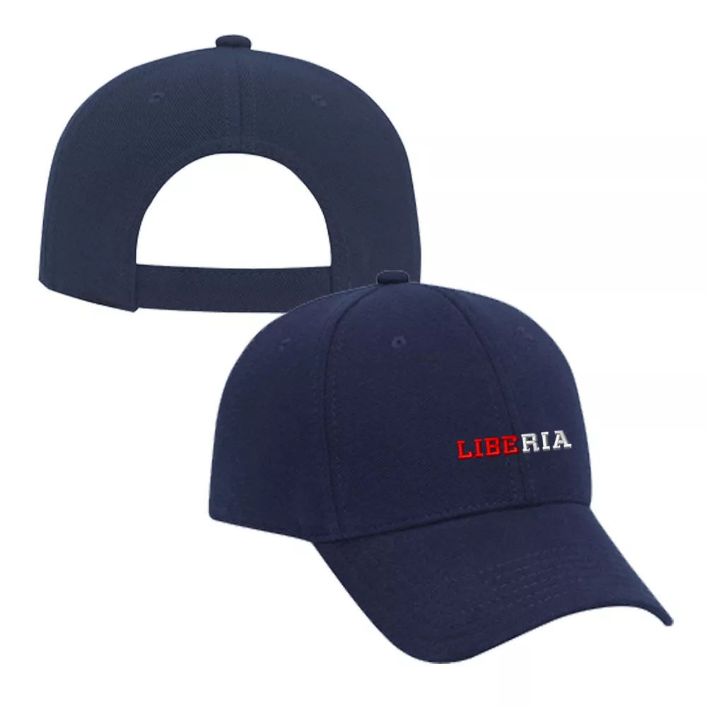 Baseball Cap Liberia Country Name Embroidery Dad Hats for Men