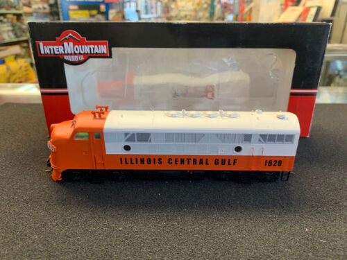 INTERMOUNTAIN RLWY HO #1620 ILLINOIS CENTRAL GULF EX GM&O F3A DCC READY FRE SHIP