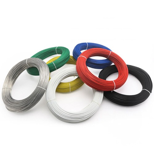 1/5M FF46-1 verzinntes Kupfer Litzenkabel FEP-Draht PTFE 0,12-3 mm² 200°C 600V - Picture 2 of 8