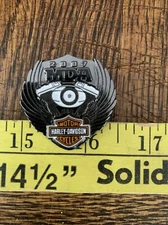 Harley-Davidson 2007 MDA Jacket Vest Lapel Pin Wings Engine Bar & Shield