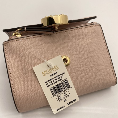 NWT Michael Kors Women's Wallet Carmen Medium Flap Bifold - Picture 12 of 33