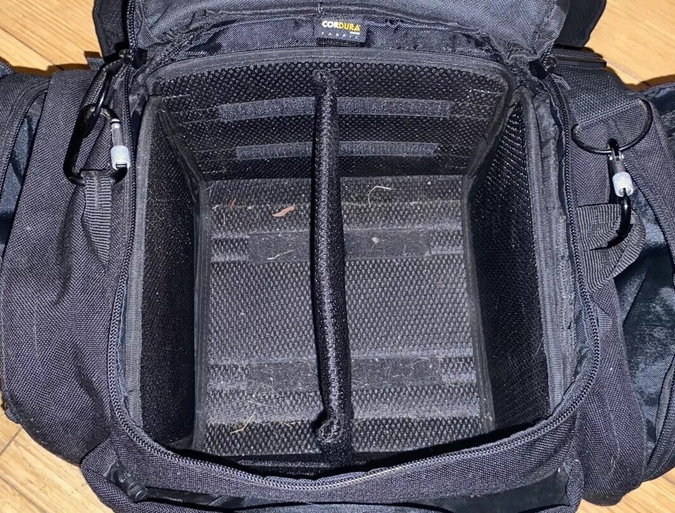 Voodoo Mojo Disc Golf Bag + Prodigy Back Saver Backpack Straps Black