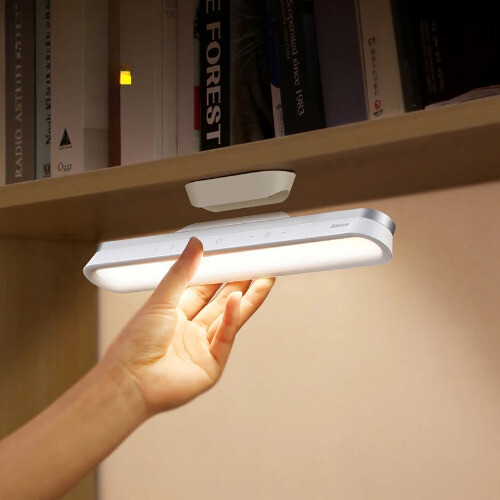 Desk Lamp Hanging LED Table Lamp Chargeable Stepless Dimming Cabinet Night Light