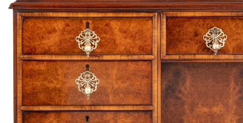 Walnut Gillows Desk Queen Anne Revival - Picture 4 of 6