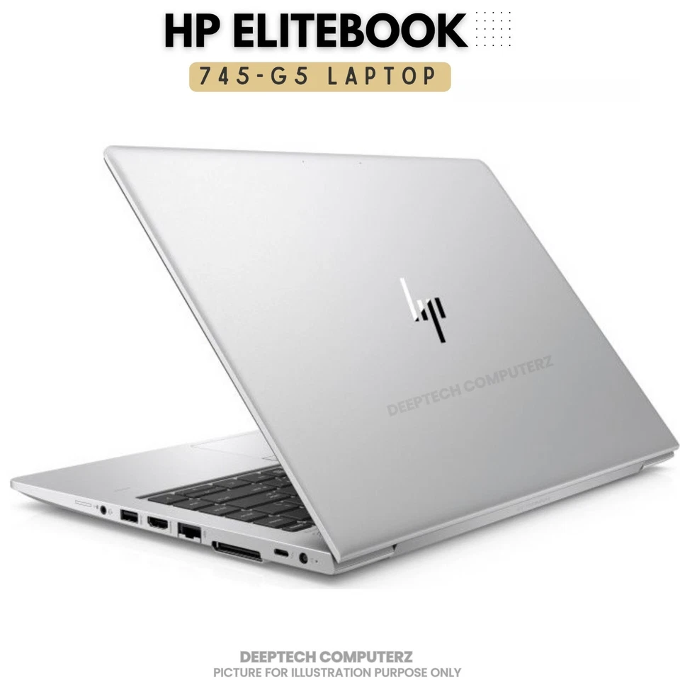 HP EliteBook 735 G5 Laptop 14" AMD Ryzen 7 Pro 32GB RAM 2TB SSD 90 Days Warranty - Image 2 of 4