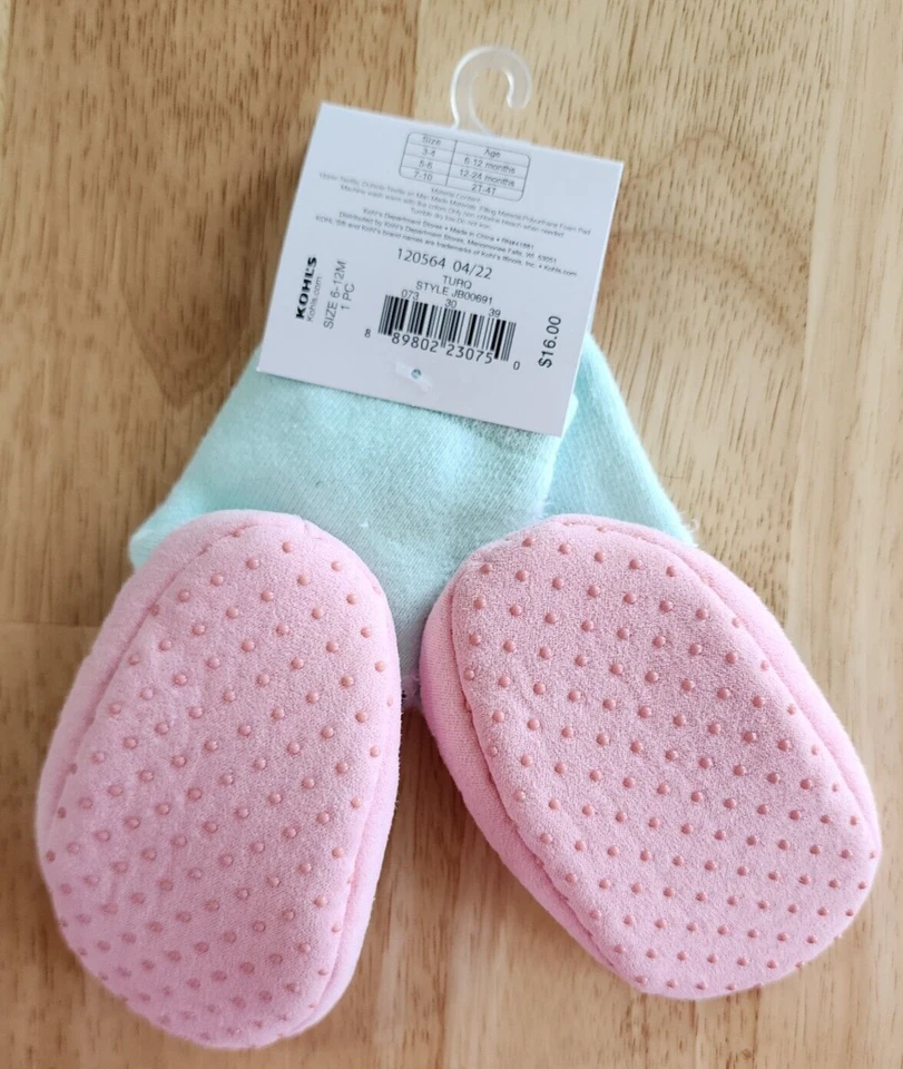 Новый Jumping Beans Llama тапочки носки тапочки ребенка ясельного возраста девочки 3-4 размер 6-12 М - Изображение 4 из 4