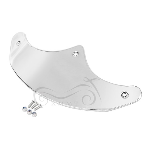 Chrome Smooth Front Fender Tip Trim For Harley Fat Boy FLSTF 1989-2006 2004 2005 - Picture 4 of 17