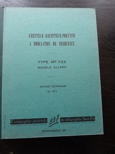 émetteur-récepteur portatif à modulation de fréquence - type MF-723 -notice 973