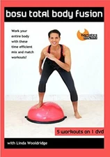 Barlates Body Blitz Bosu Total Body Fusion DVD 5 Workouts Linda Wooldridge New