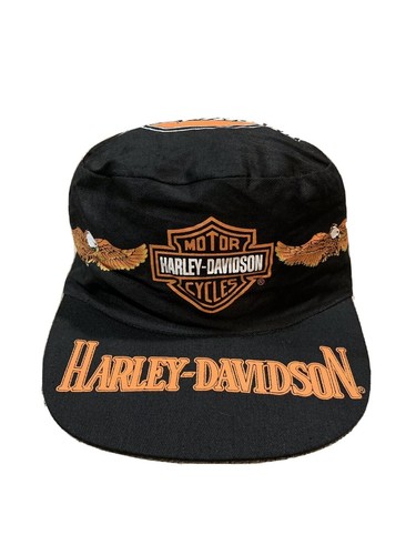 VTG Harley Davidson Hat Pillbox Painter 