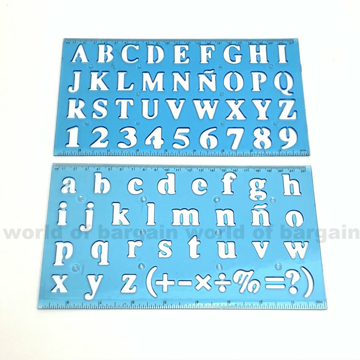 2 piece SET 3/4 2-piece-set-3-4-alphabet-letters-numbers-stencils-army-font-brittle-plastic-ebay