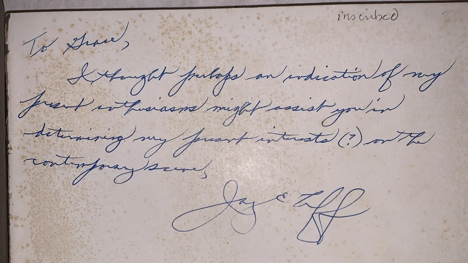 SIGNED, EXOTIC ART, ANCIENT & PRIMITIVE, JAY C LEFF, CARNEGIE INSTITUTE, 1959 - Image 3 of 4