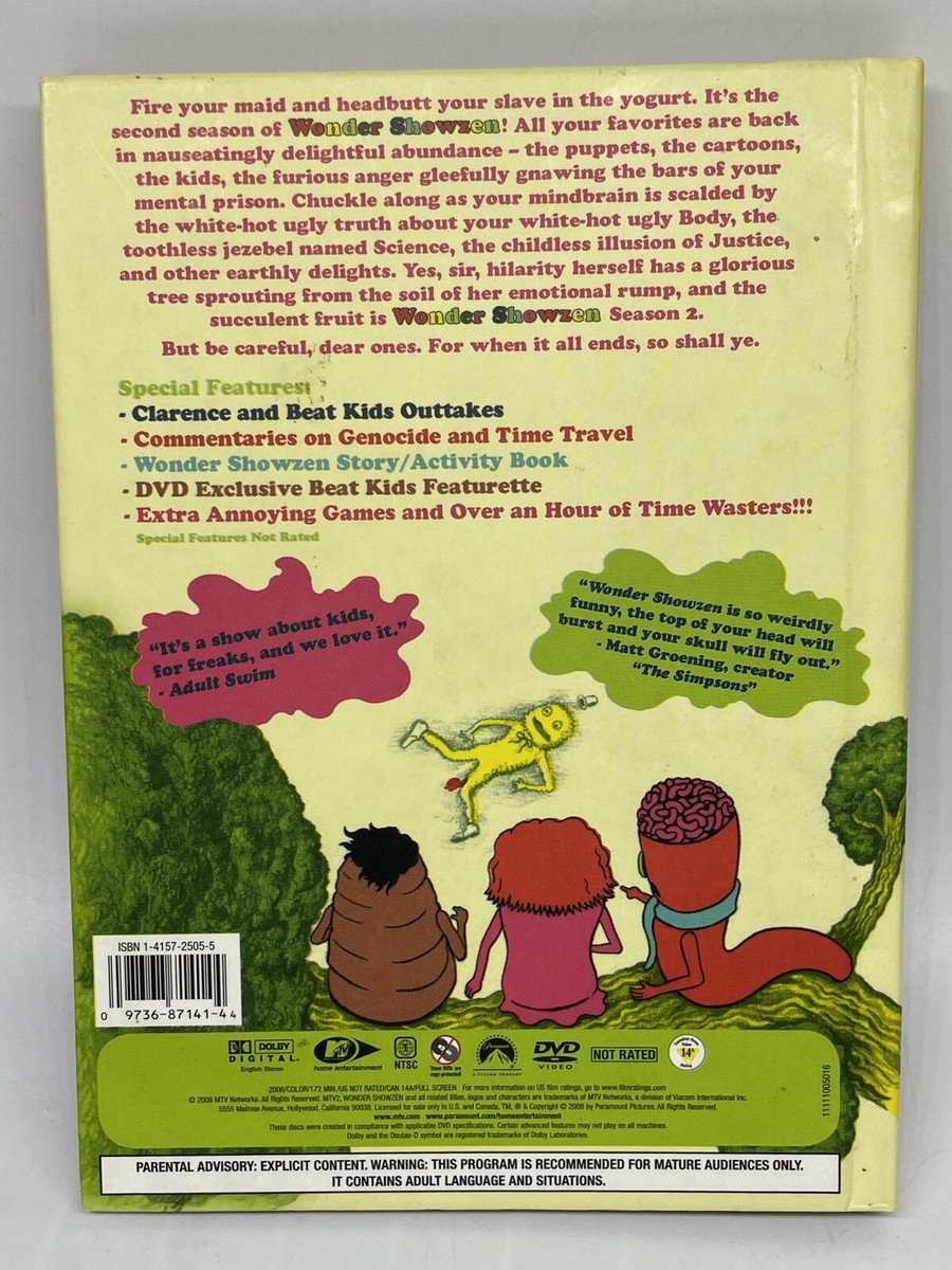 WONDER SHOWZEN SEASON 2 DVD 97368714120| eBay