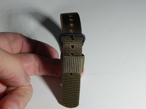 VIETNAM ISSUE MILITARY WATCH BAND 'New Old Stock' 1960's marked STAINLESS STEEL - Picture 5 of 7