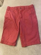 Boys Arizona Jeans Red Chino Khaki Shorts 20 Regular