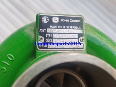 USED CZ RE548745 6685WBS0/12.11 John Deere 6685T Turbocharger | eBay