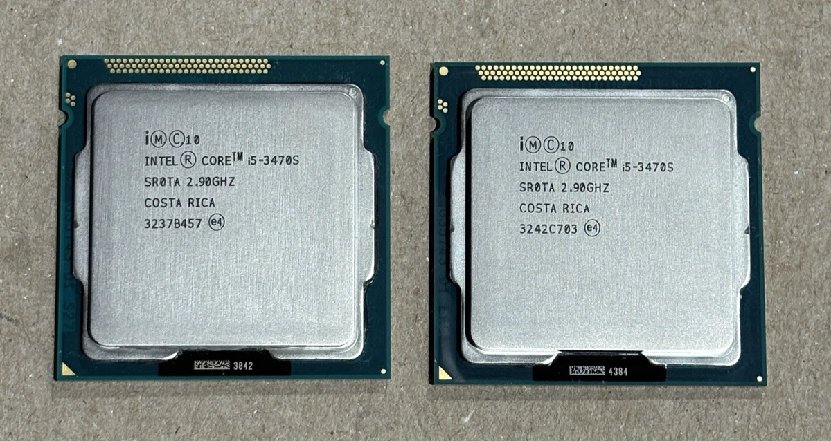 Core Intel i5-3470S Processor Quad-Core Model Processors Computer