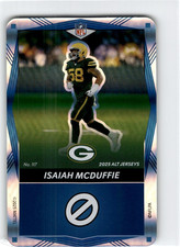 2025 Uno Elite NFL  Alt Jerseys   Foil  Blue  Isaiah McDuffie