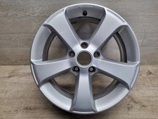 1x Alufelge 16 Zoll 6.5" 5x112 33ET Glanz Silber 7N0071496 VW Sharan Rim Wheel