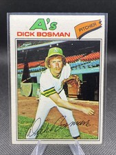 1977 Topps #101 Dick Bosman Oakland Athletics
