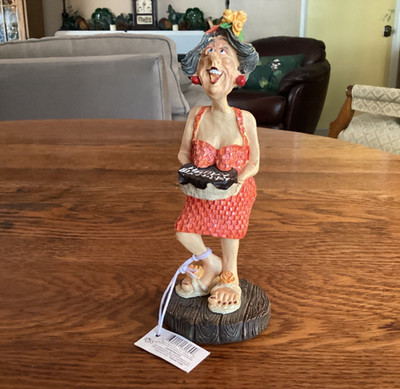Russ Berrie & Co., Inc. Doug Harris Fun Happy Birthday Ceramic Figurine #13189