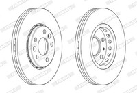 Ferodo 2X Bremsscheibe Vorne Ø296Mm BelüFtet FüR Renault Trafic III Kasten Fg_