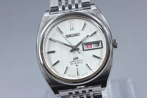 Vintage 1969 'Kanji' Seiko Lord Matic LM 5606-7050 Automatic Watch From Japan