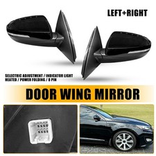 For 2012-2013 Kia Optima Mirror W Turn Signal Lamp Manual Fold Left Right Side