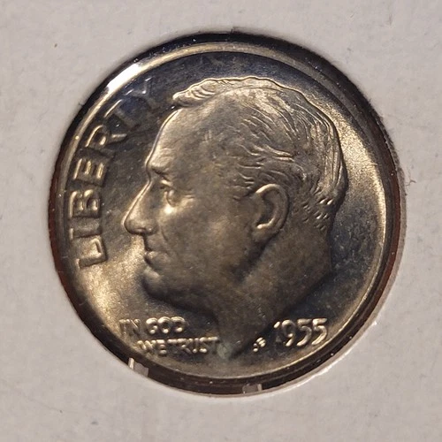 1955 D Roosevelt Dime -Uncirculated Choice BU